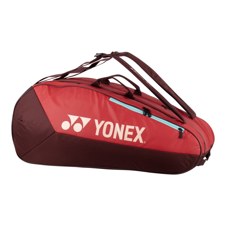 Yonex Racketbag Team Racquet (Schlägertasche, 3 Hauptfächer, Schuhfach) 2026 rot 9er
